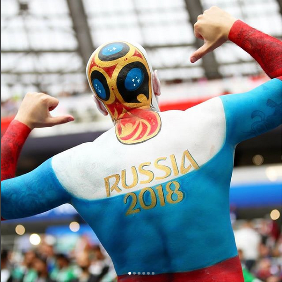 Divulgação: Instagram oficial da Copa do Mundo FIFA de 2018 na Rússia